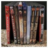 Collection of DVDs with Lord of The Rings