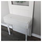 Shabby White Door Halltree w/ Storage Chest