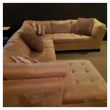 Microsuede Sectional Sofa