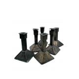 6 Copper Clad Candlesticks