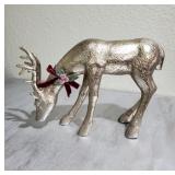 Holiday Decor Silver Deer