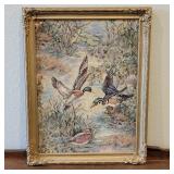 21' x 27' Antique Frame Duck Tapestry Art