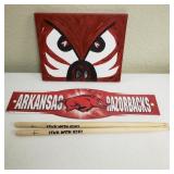 Razorback Art on Canvas, Sign +