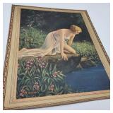 Psyche at Nature's Mirror Print