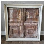 Rustic Ceiling Tile Art