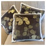 3 Allen Roth Fancy Pillows