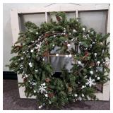 Wreath Window Decor