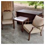 Two Patio Chairs w/ Table