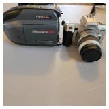 Panosonic Camcorder and Minolta Camera