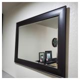 30" by 42" Black Frame Mirror