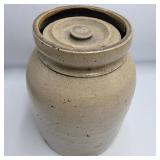 Stoneware Jar w/ Lid