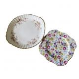 2 English Porcelain Plates