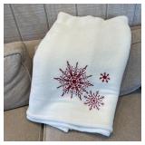 Plush Christmas Throw