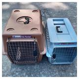 Two Pet Carriers