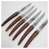 Set of 6 Wavecrest Regent Sheffield Steak Knives