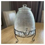 Beehive Style Glass Drink Container