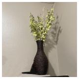 Wicker Style Vase