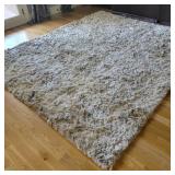 Feizy 90" x 113" Plush Area Rug