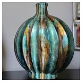 Modern 12" Iridescent Decorative Vase