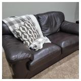 Brown Loveseat