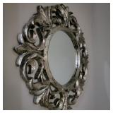 37" Silver Tone MIrror