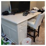 Double Sided Modern Desk w/ Chair