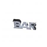 Lighted Metal Bar Sign