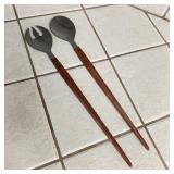 MCM Arnart Stainless Steel Salad Spoon & Fork Set MCM Arnart Stainless Steel Salad Spoon & Fork Set