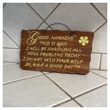 Vintage Cedar Plaque Vintage Cedar Plaque