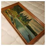 Vintage Lake Scene Vintage Lake Scene