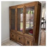 Vintage Lane Lighted China Cabinet Contents Not Vintage Lane Lighted China Cabinet Contents Not