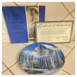 Jean Sias Blue Snow at Half Dome Plate 1990 Jean Sias Blue Snow at Half Dome Plate 1990