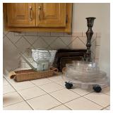 Baskets, Candle Stick, Plant Saucers Baskets, Candle Stick, Plant Saucers