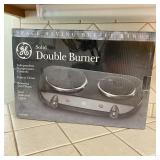 GE Solid Double Burner Hot Plate 1550 Watts