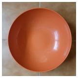 Large Vintage Orange Mirimar #7 Bowl