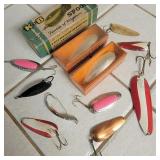 Lot of Vintage Fishing Spoons Lot of Vintage Fishing Spoons