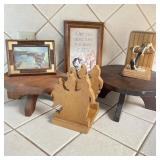 Wood Plant Stools, Cat Picture Wood Plant Stools, Cat Picture