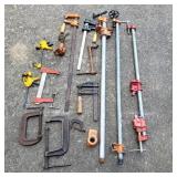 Lot of Furniture & C Clamps Lot of Furniture & C Clamps
