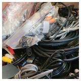 Cable Lot in Sterilite Drawer Cable Lot in Sterilite Drawer
