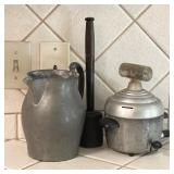 Vintage Pilgrim Sold Pewter Pitcher w/ Sunbeam Vintage Pilgrim Sold Pewter Pitcher w/ Sunbeam