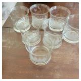 Etched Ship Glasses Etched Ship Glasses