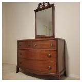 Vintage Mahogany Dresser w/ Mirror