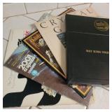 Lot of Vintage Records w/ Nat King Cole Lot of Vintage Records w/ Nat King Cole