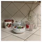 Glass Bakeware, Pitcher, & Pottery Glass Bakeware, Pitcher, & Pottery