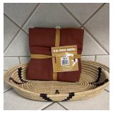 Basket w/ New Cloth Napkins Basket w/ New Cloth Napkins