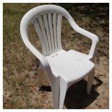 White Plastic Chair White Plastic Chair
