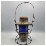 Armspear "1925" Lantern w/ Cobalt Globe