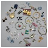 Lot of Costume Jewelry & Earrings