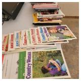 Box of Cookbooks w/ Magazines