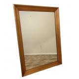 Vintage Wood Wall Mirror